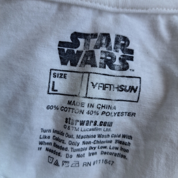 NWT Star Wars Mandalorian Van Gogh graphic tank top size L - Picture 4 of 5